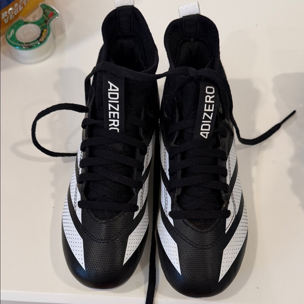 Black and White kids cleats